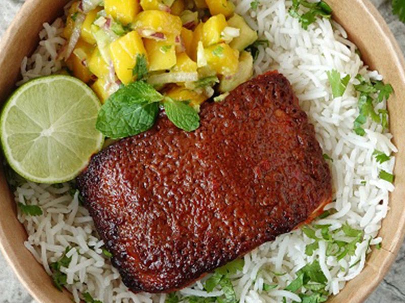 Grilled Salmon Platter