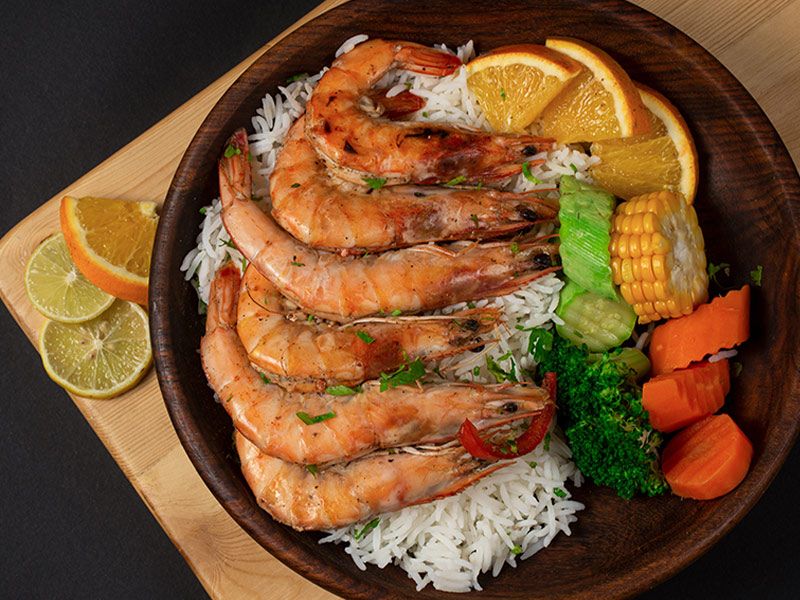 Grilled Shrimp Platter
