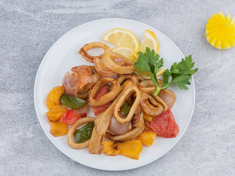 Charcoal Grilled Squid