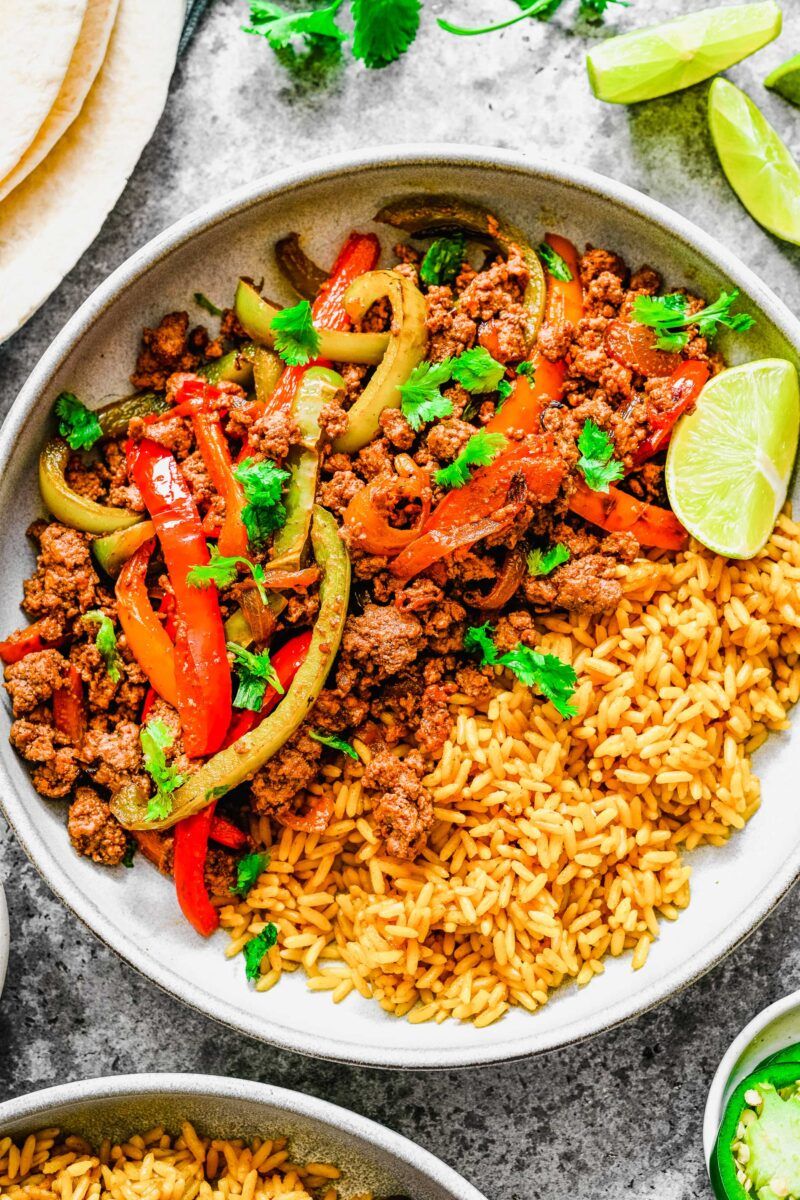 Meat Fajita Rice