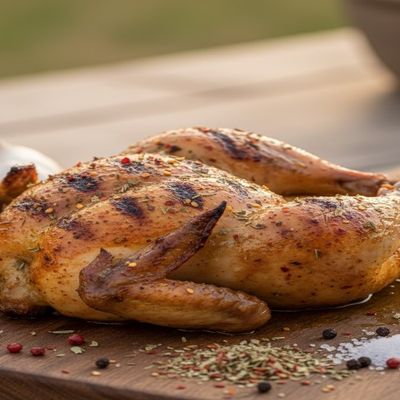 Half Grilled chicken
