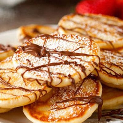 Mini Pancakes half & half