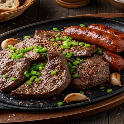 1/2 kilo Super Liver and Sausage Grilled
