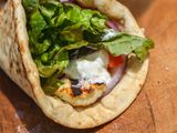 Halloumi Cheese Pita Sandwich