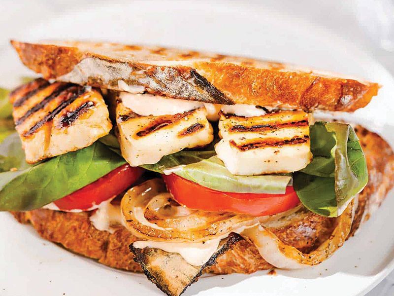 Halloumi Cheese Sandwich