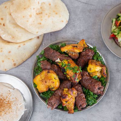 1/4 Kofta With 1/4 Shish Tawook Meal