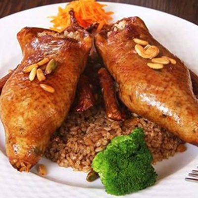 Stuffed Pigeon With Rice