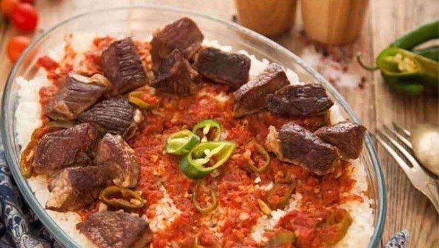 Roasted Meat Fatteh Casserole