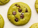 Matcha Chocolate Chips Cookies