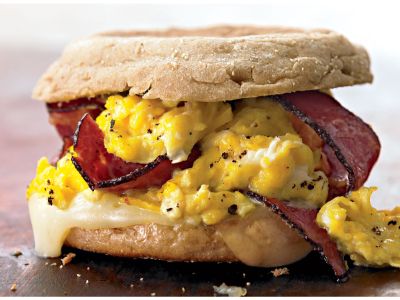 Egg With Pastrami Sandwich