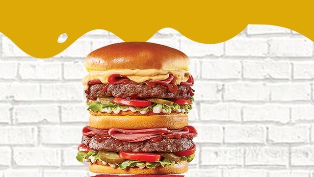 Hickory Smoked Beef Burger Sandwich