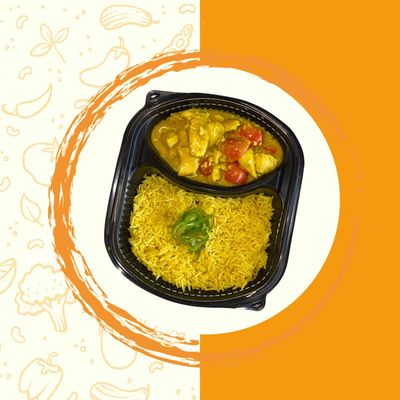 Chicken meal with honey mustard