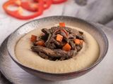 Hummus With Meat Shawerma
