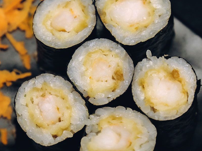 shrimp tempura maki