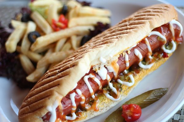 Syrian Bikini Hot Dog Sandwich