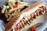 Syrian Bikini Hot Dog Sandwich