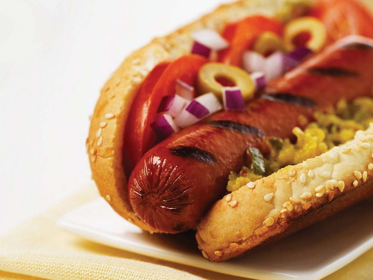 Bikini Hot-Dog Sandwich