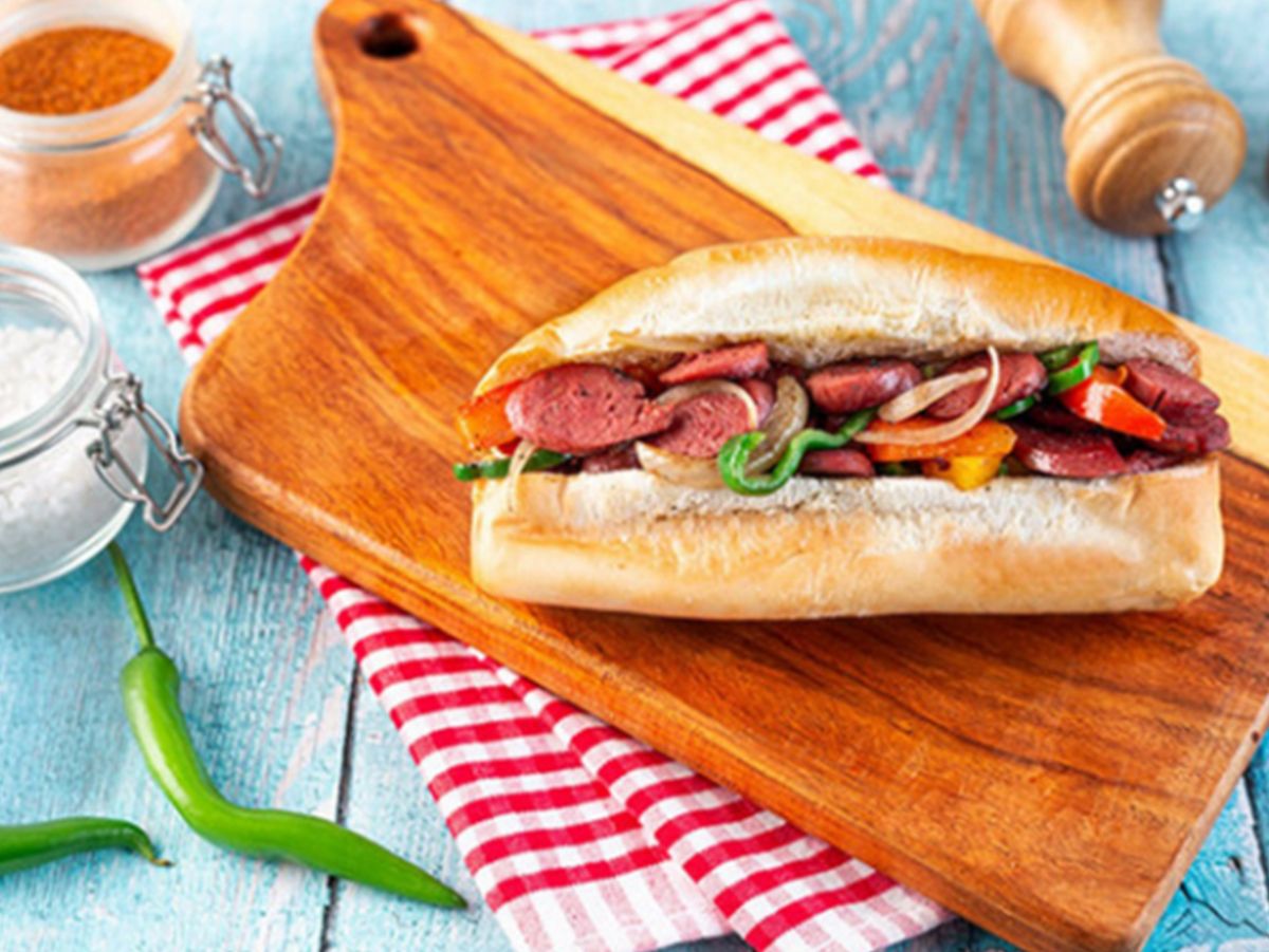 Hot dog sandwich