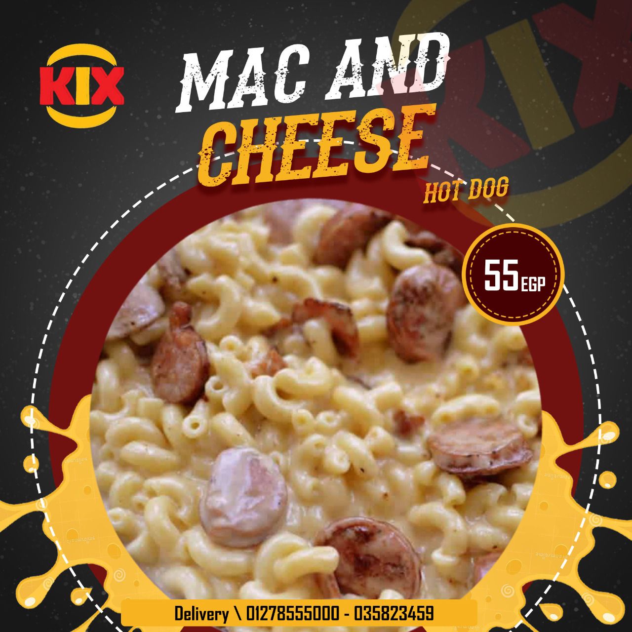 Mac And Cheese Hot Dog
