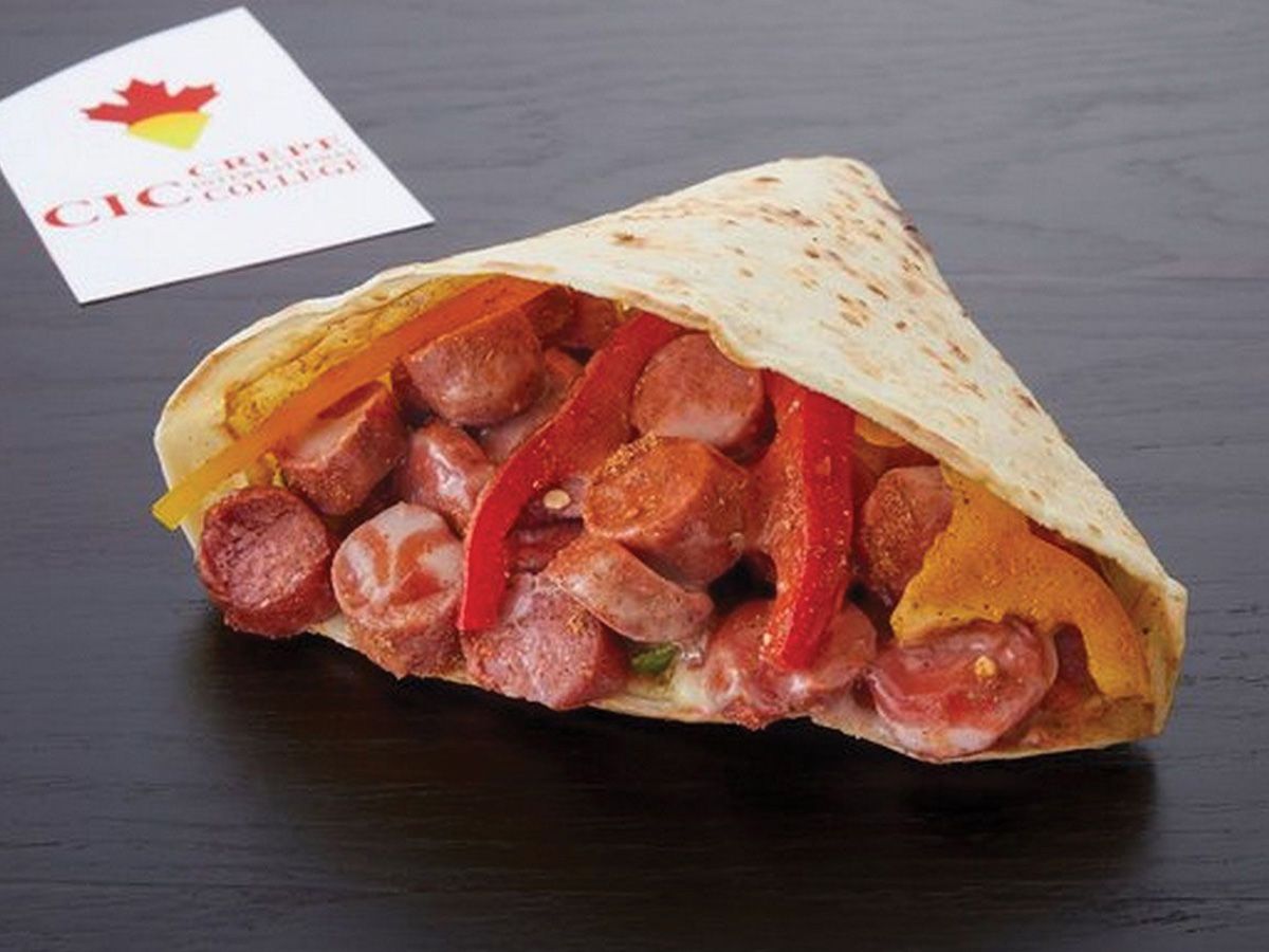 Sausage crepe