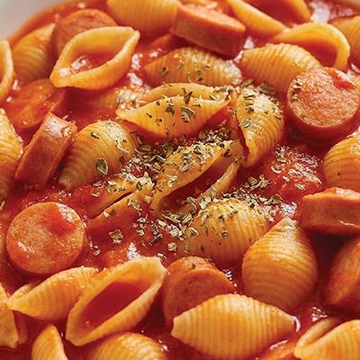 hot dog Pasta (red Sauce)