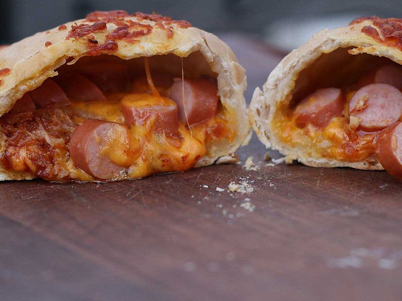 Hot Dog Calzone