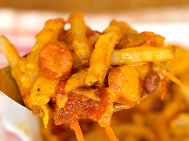 French Fries With Hot Dog