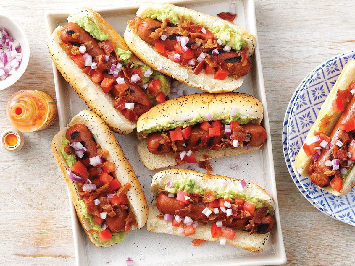 Mexican hot dog sandwich