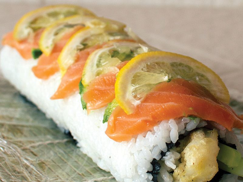 Hot Lemon Fried Sushi