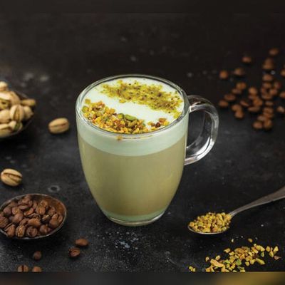 Hot Pistachio Latte