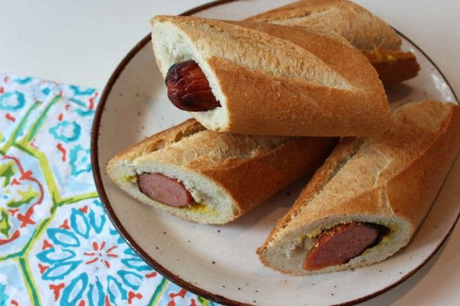 Hot Dog Sandwich French Bread