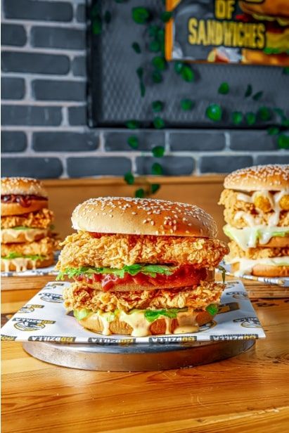 Hot Zilla Sandwich