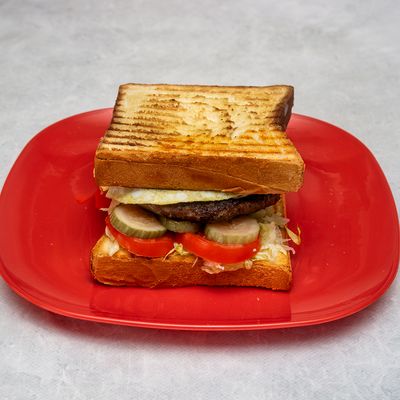 Egg and Cheese Burger Toast