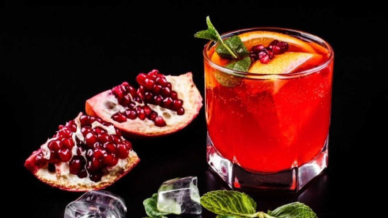 Pomegranate Seeds Cocktail