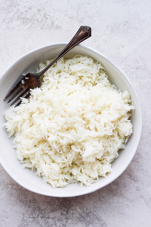 Plain White Rice Platter