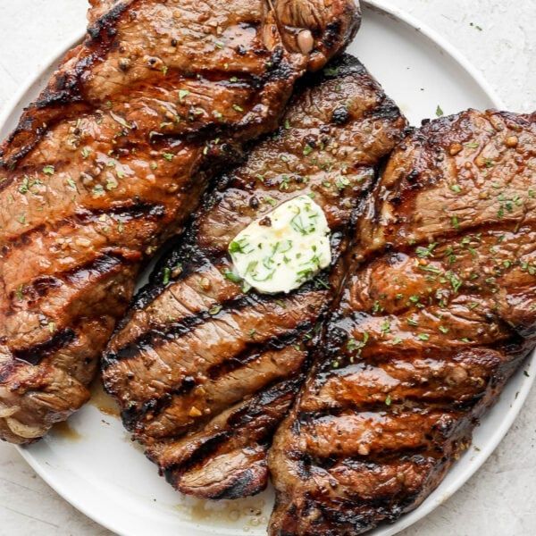 Grilled Rib Eye Steak Dish