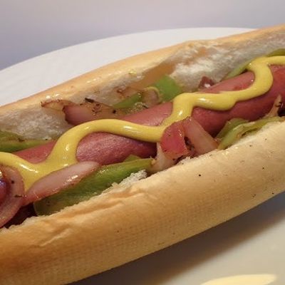 Hot dog sandwich