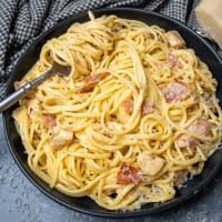 Pastrami With Mushroom Pasta