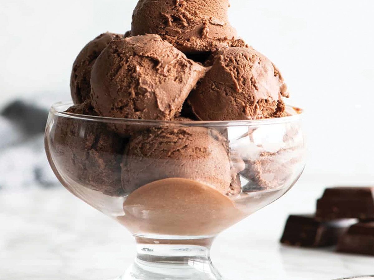 Scoop of ice cream