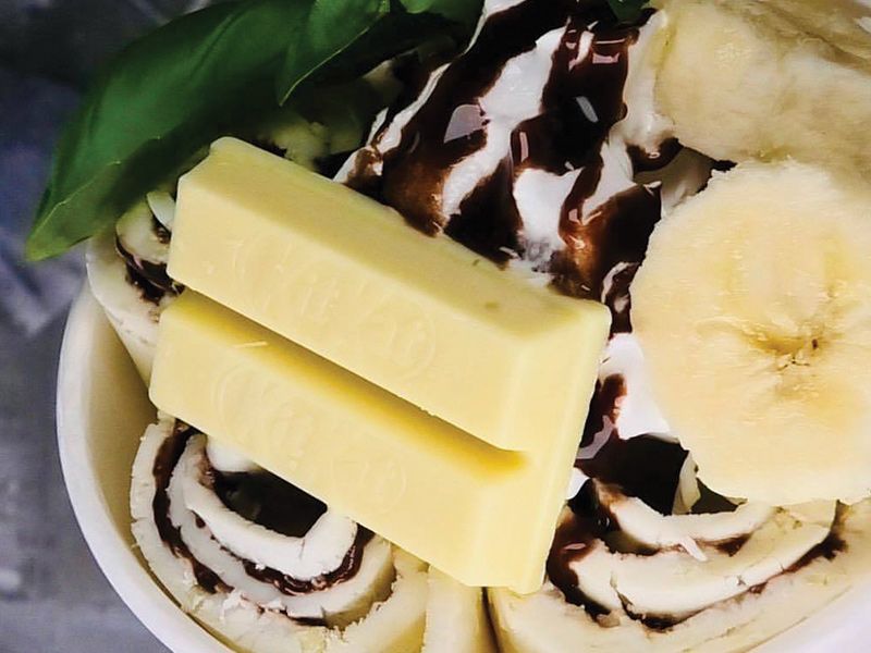 Banana Ice Roll