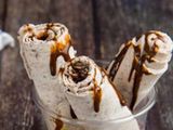 Bounty Chocolate Ice Cream Roll