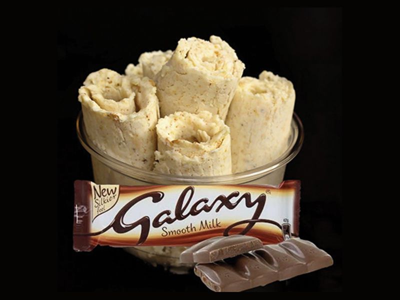 Galaxy Chocolate Ice Roll