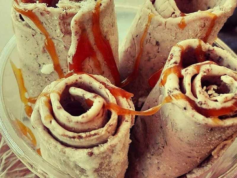Ferrero Rocher Chocolate Ice Cream Roll