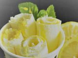 Lemon Ice Cream Roll