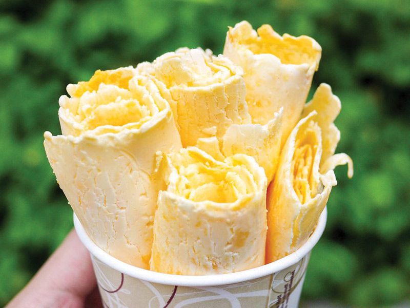 Peach Ice Roll