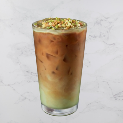 Iced Spanish Latte Pistachio