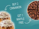 Buy 2 Cinnamon And Get Waffle For Free