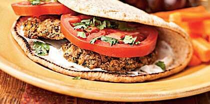 Falafel With Tomatoes Sandwich