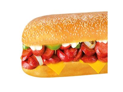 Bikini Hot Dog Sandwich