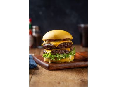 Double Beef Burger Sandwich